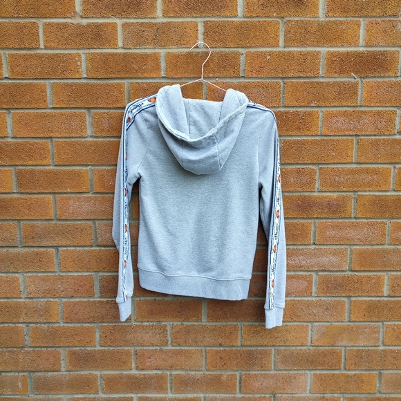 Ellesse Full-Zip Up Light Grey Woman's Hoodie - Picture 5 of 6